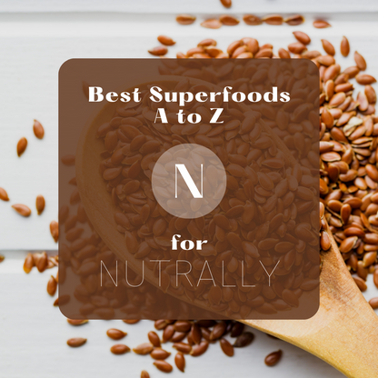 Nutrally Raw Flax Seeds 120g - Alsi Seeds | Flax Seeds for Hair Growth | Raw Seeds for Eating | Source of Iron & Dietary Fibre | Rich in Protein