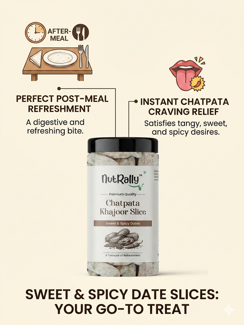 Chatpata Khajoor Slice - 250 Gm