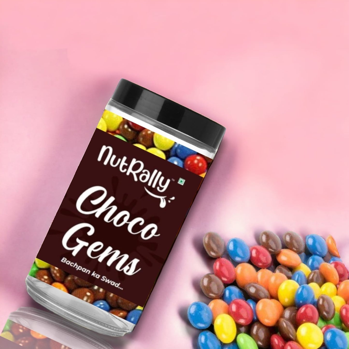 Nutrally Choco Gems I Sweet Candy I Revive Your Childhood MemoriesI Organic & Hygienically Packed.