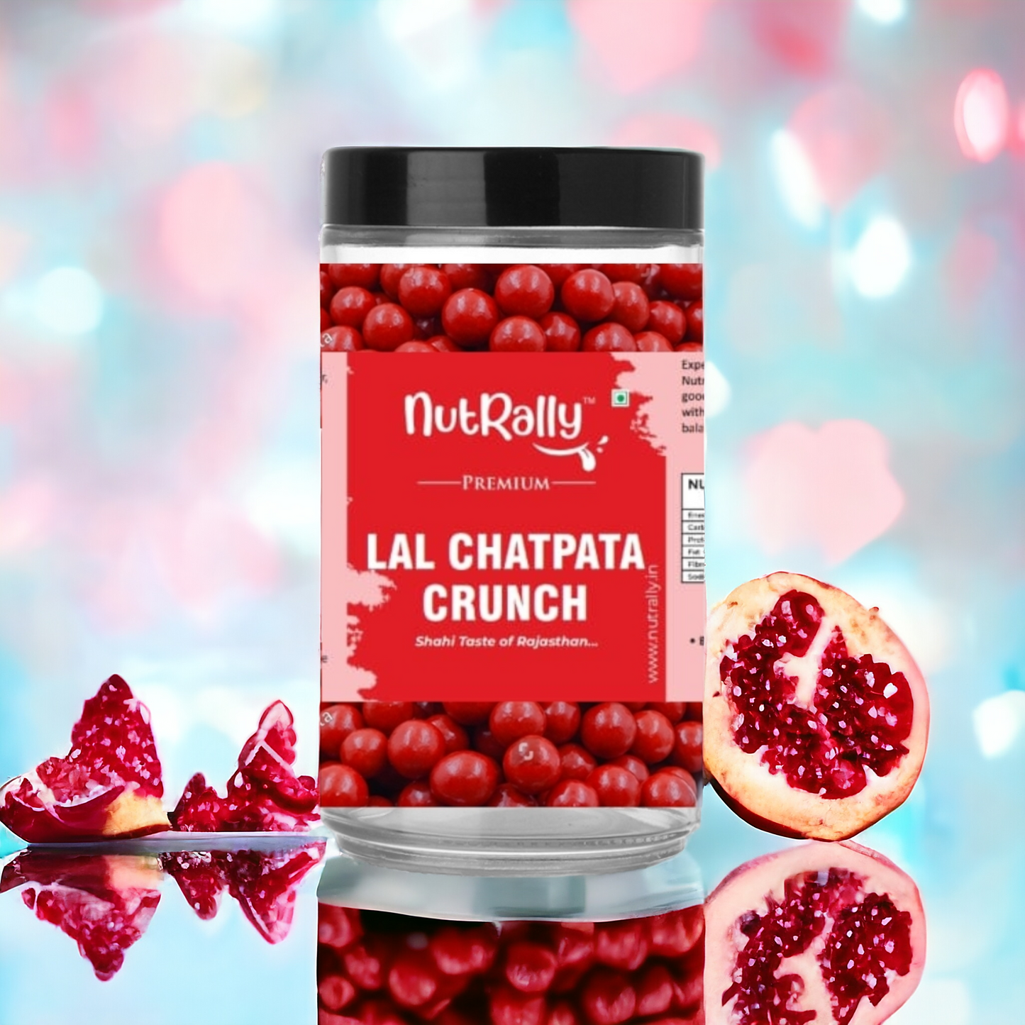 Nutrally Lal Chatpata Crunch - Spicy Pomegranate Snack