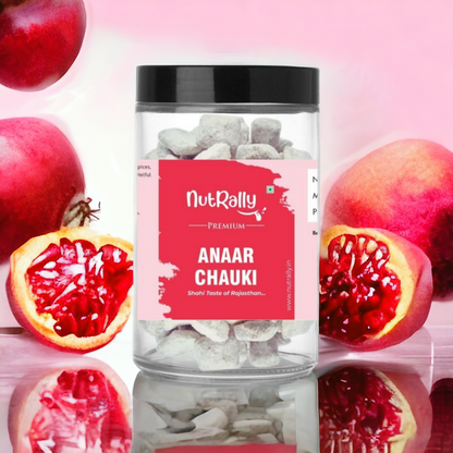 Nutrally Anaar Chouki - Pomegranate Gulkand Snack