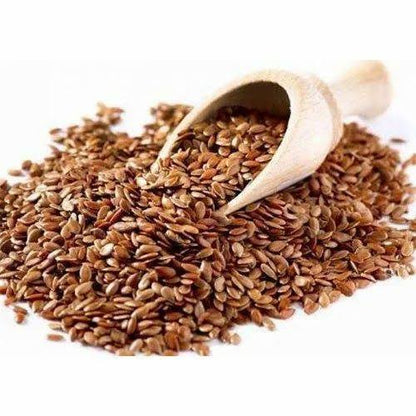 Nutrally Raw Flax Seeds 120g - Alsi Seeds | Flax Seeds for Hair Growth | Raw Seeds for Eating | Source of Iron & Dietary Fibre | Rich in Protein