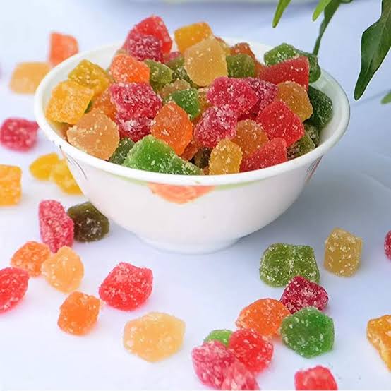 Nutrally Cube Shape Jelly Candy I Sweet Candy I Revive Your Childhood MemoriesI Organic & Hygienically Packed.