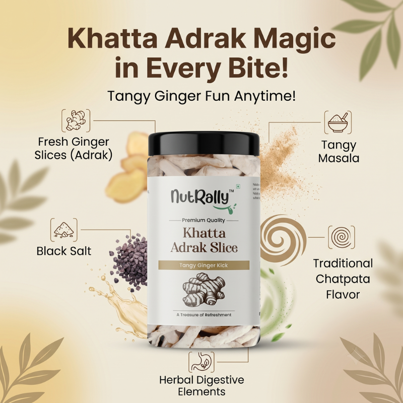 Khatta Adrak Slice - 140 Gm