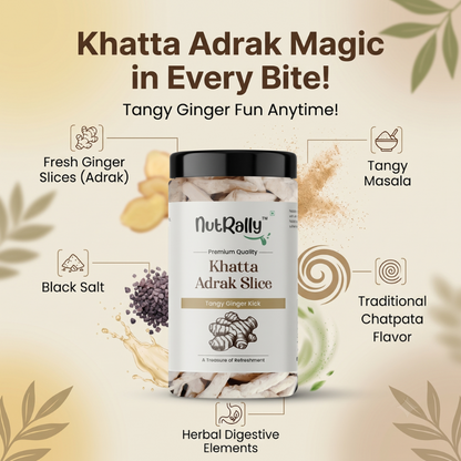 Khatta Adrak Slice - 140 Gm
