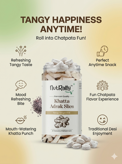 Khatta Adrak Slice - 140 Gm