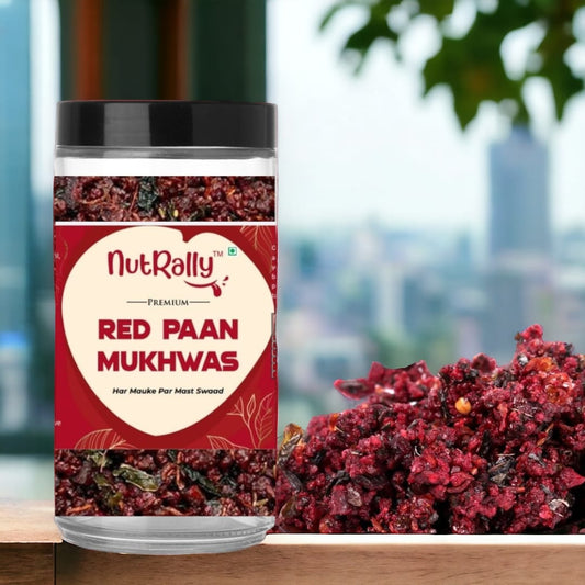 Nutrally Red Paan Mukhwas - Pure Paan Digestive Blend