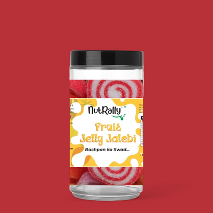 Nutrally Jalebi Shape Jelly Candy I Sweet Candy I Revive Your Childhood MemoriesI Organic & Hygienically Packed.