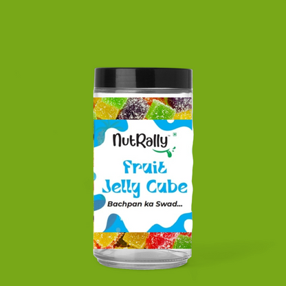 Nutrally Cube Shape Jelly Candy I Sweet Candy I Revive Your Childhood MemoriesI Organic & Hygienically Packed.