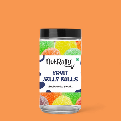 Nutrally Ball Shape Jelly Candy I Sweet Candy I Revive Your Childhood MemoriesI Organic & Hygienically Packed.